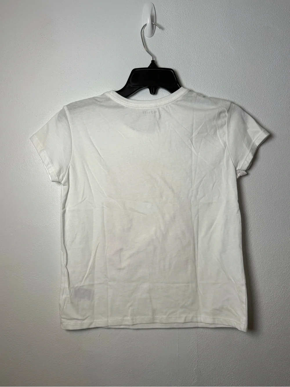 Old Navy White Tee with Pink Ballerina Graphic
